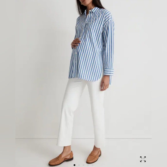 NWT Madewell Maternity Over-the-Belly Perfect Vintage Straight Jean Sz 29 - Picture 1 of 7